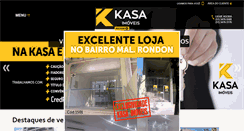Desktop Screenshot of kasaimoveis.com.br